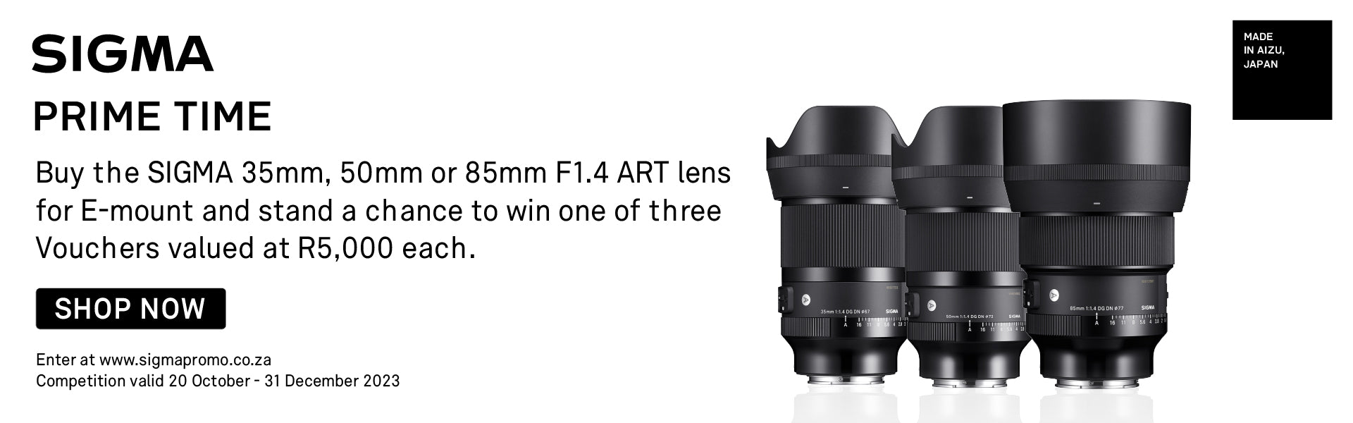 Sigma Sony Mount Prime Lenses