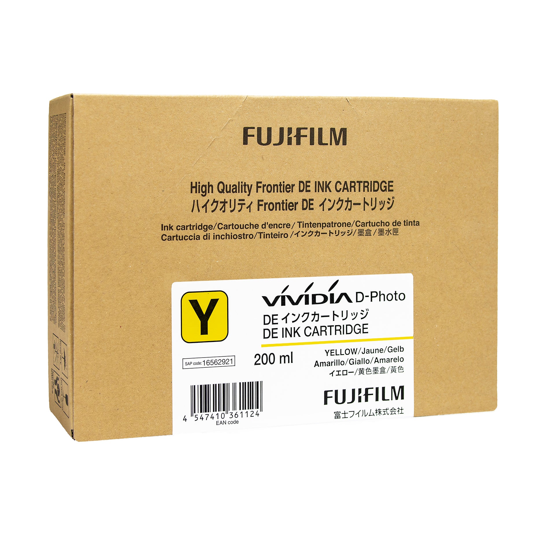 Fujifilm Frontier DE Ink Cartridge Yellow 200ml Fujifilm Printer Ink