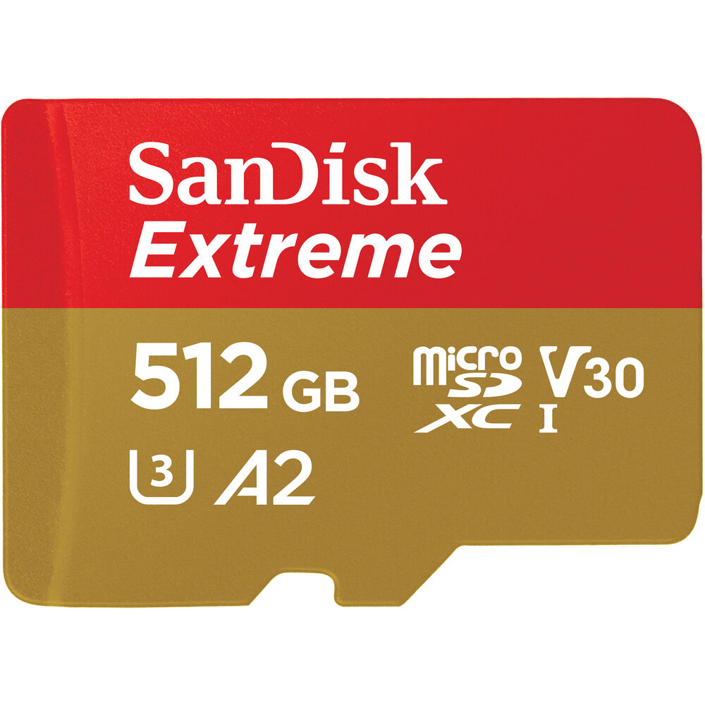 SanDisk 512GB Extreme UHS-I microSDXC Memory Card