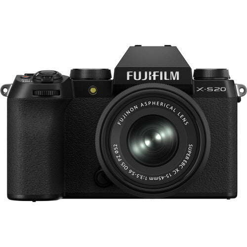 FUJIFILM X-S20 Mirrorless Camera with 15-45mm Lens (Black) Fujifilm Mirrorless