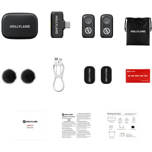 Hollyland LARK A1 Duo (2-Person) Wireless Microphone System