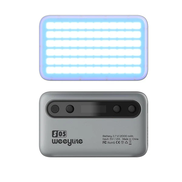 Viltrox Weeylite S05 Portable pocket LED Video Light - Grey