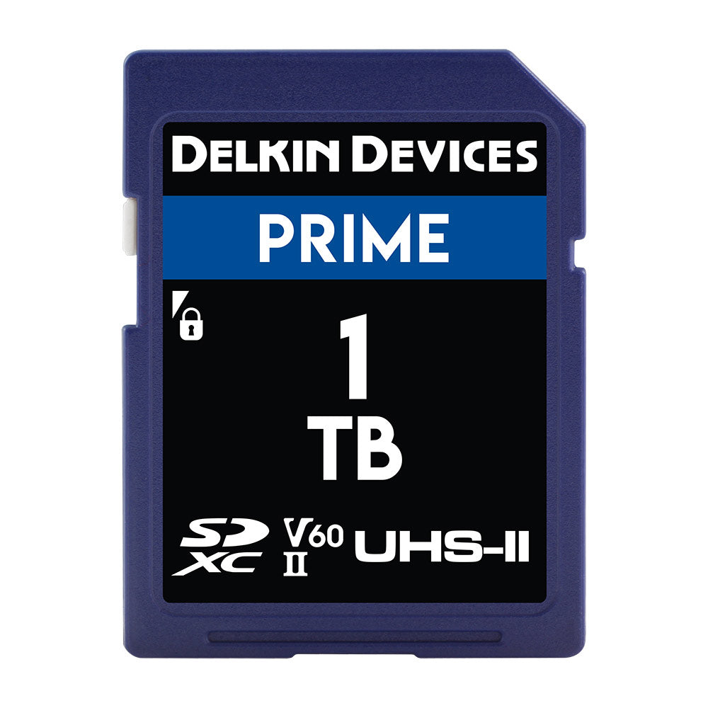 Delkin 1TB PRIME SD UHS-II V60 Memory Card