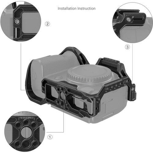 SmallRig "Black Mamba" Camera Cage for Canon EOS R5 C, R5 & R6
