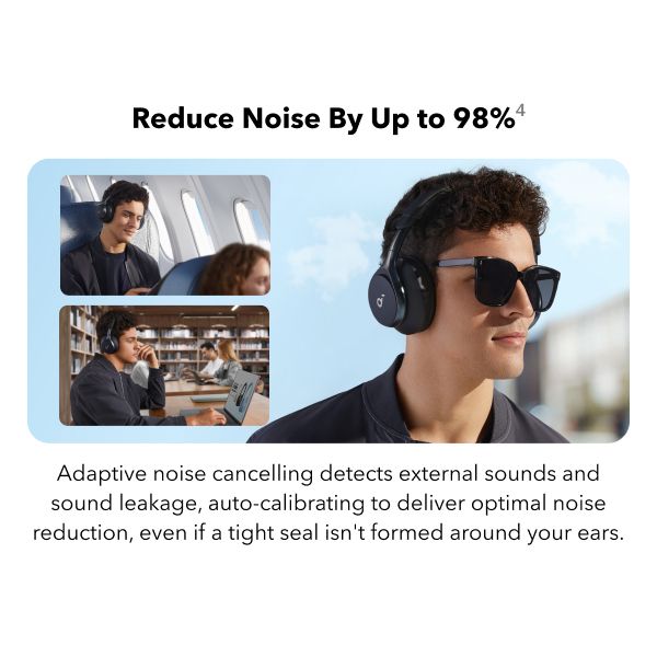 Soundcore Space One Headphones Jet Black