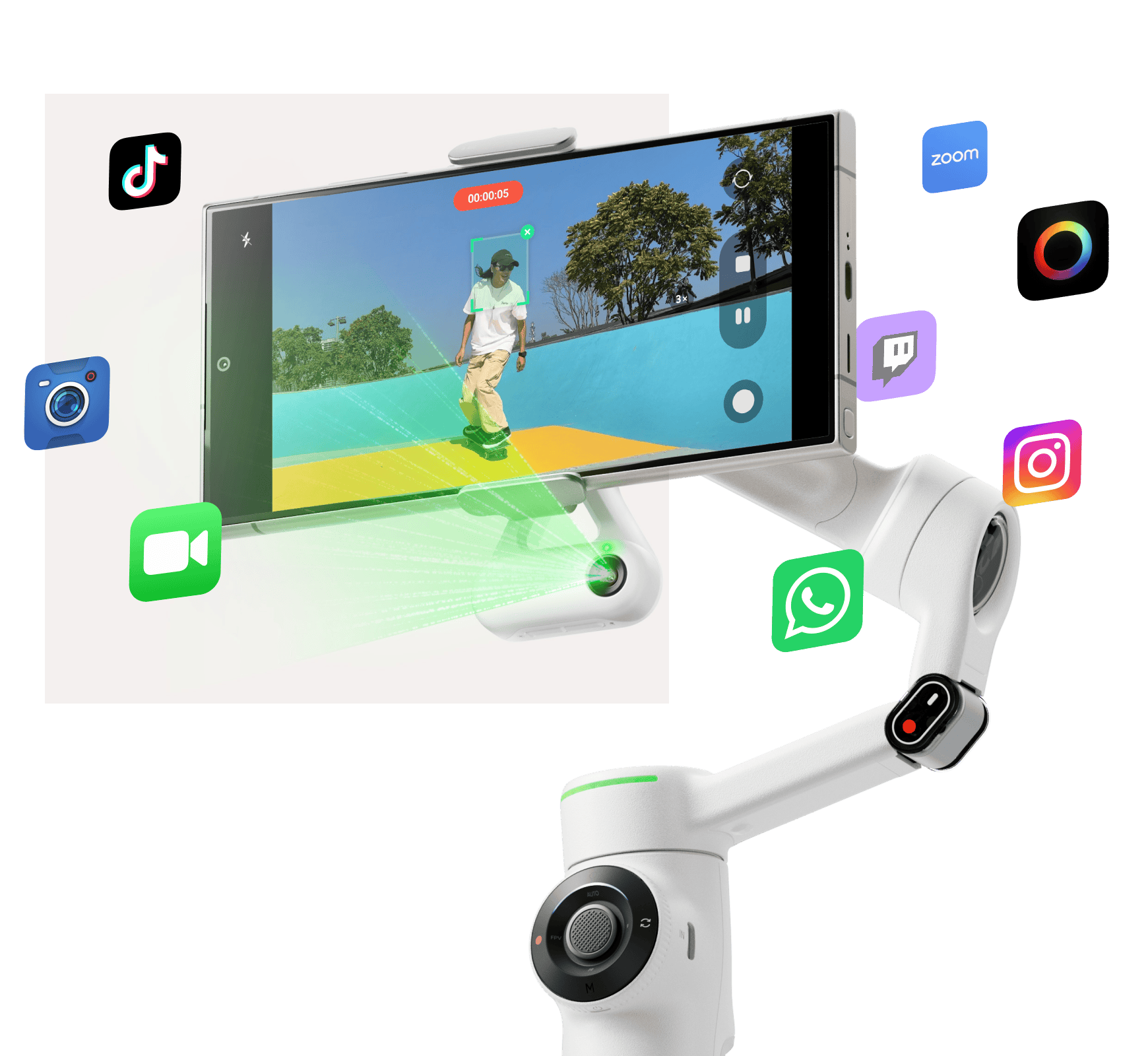 INSTA360 - FLOW 2 PRO - GREY