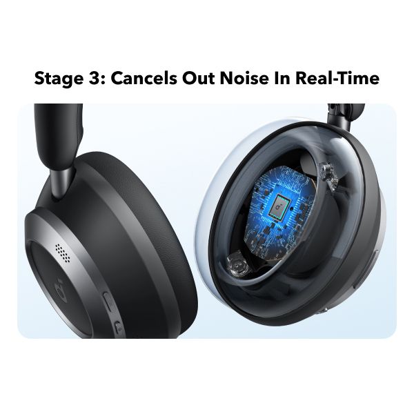 Soundcore Space One Pro Headphones Jet Black