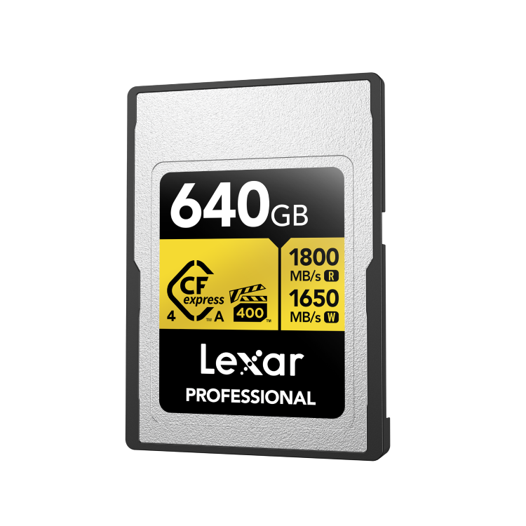 Lexar 640GB CF Express 4.0 Type A Gold Series