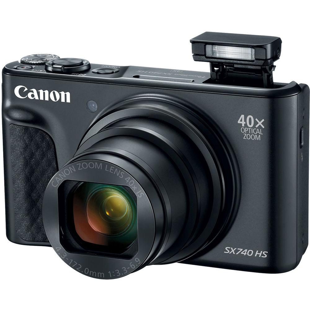 Canon PowerShot SX740 HS Lite Edition Digital Camera (Black)