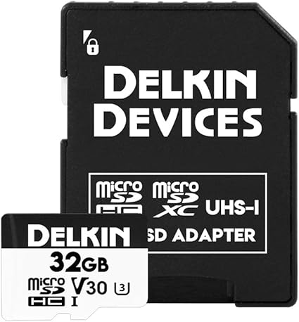 Delkin 32GB HYPERSPEED MicroSD V30