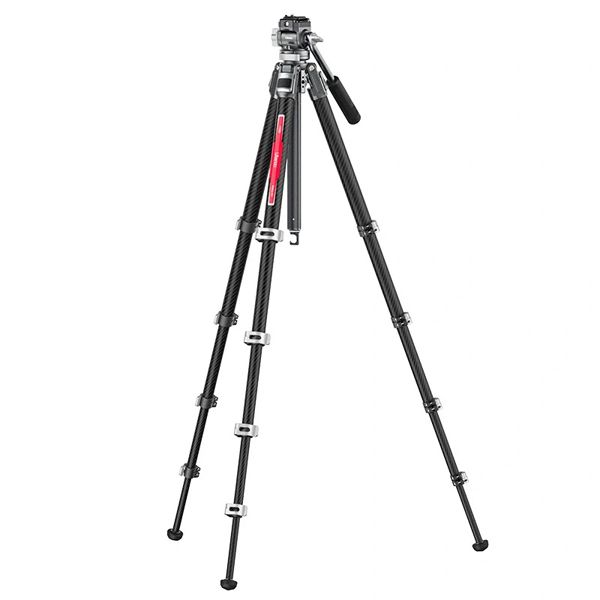 Ulanzi TT09 VideoGo Carbon Fibre Travel Video Tripod with F38 Quick Release