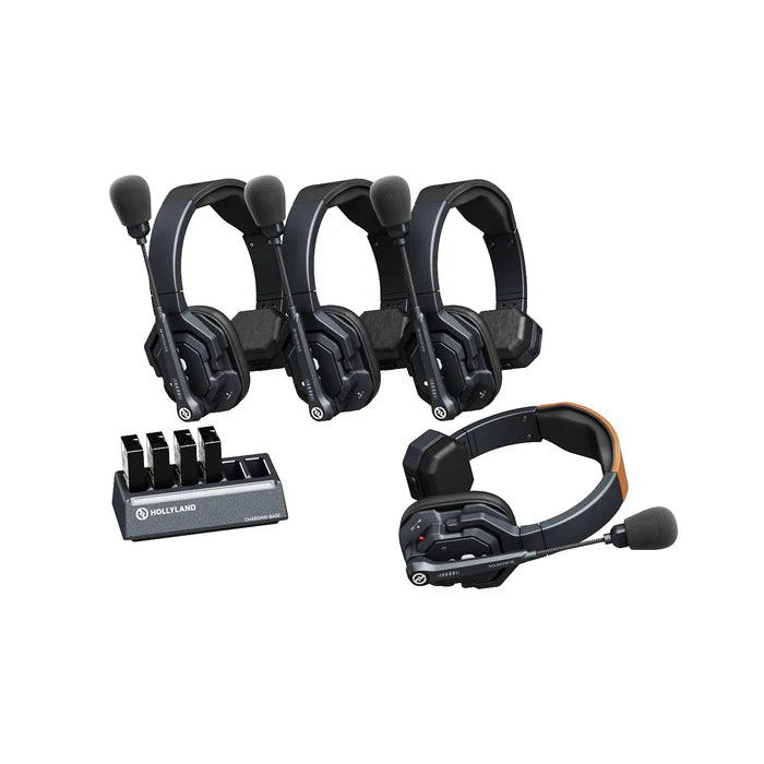 Hollyland Solidcom SE-4S Wireless 4-Person Noise Cancelling Headset Intercom