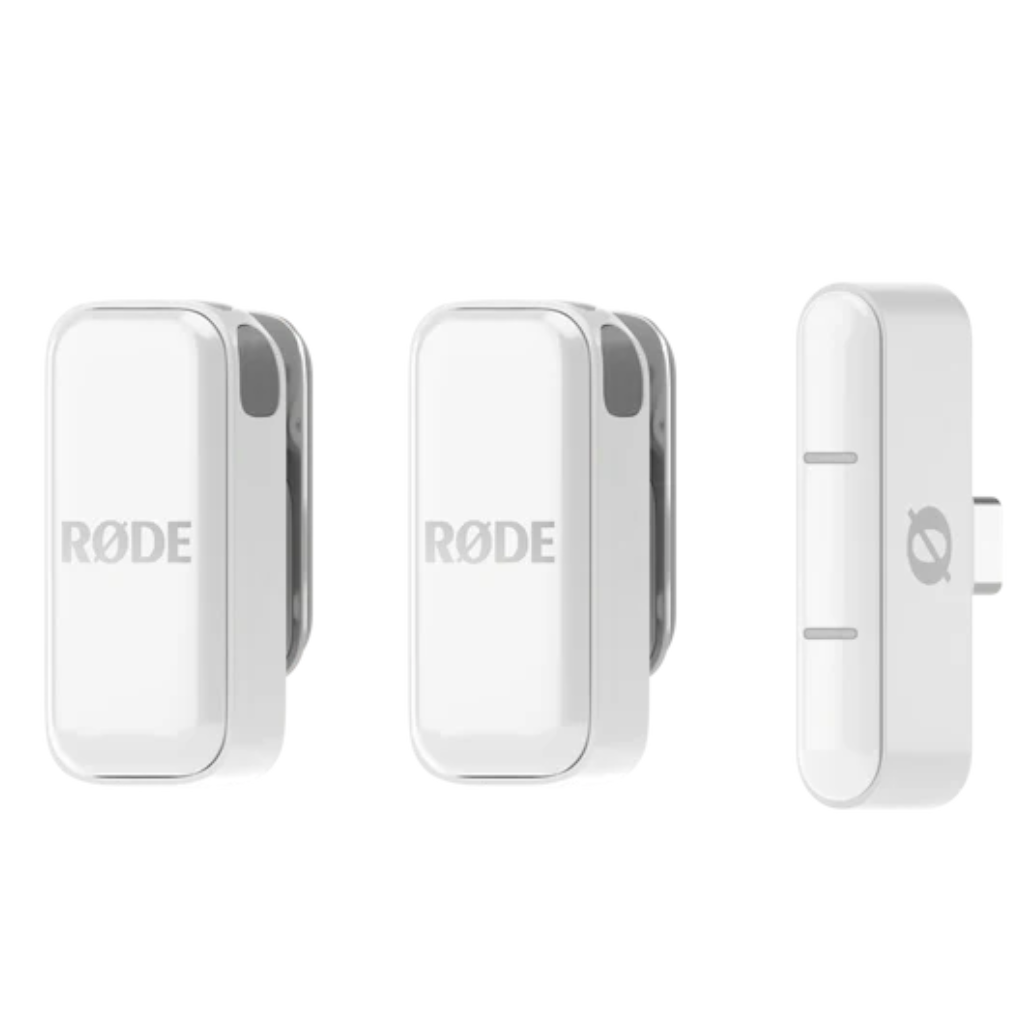 RODE Ultra Compact wireless Mic for USB C-White
