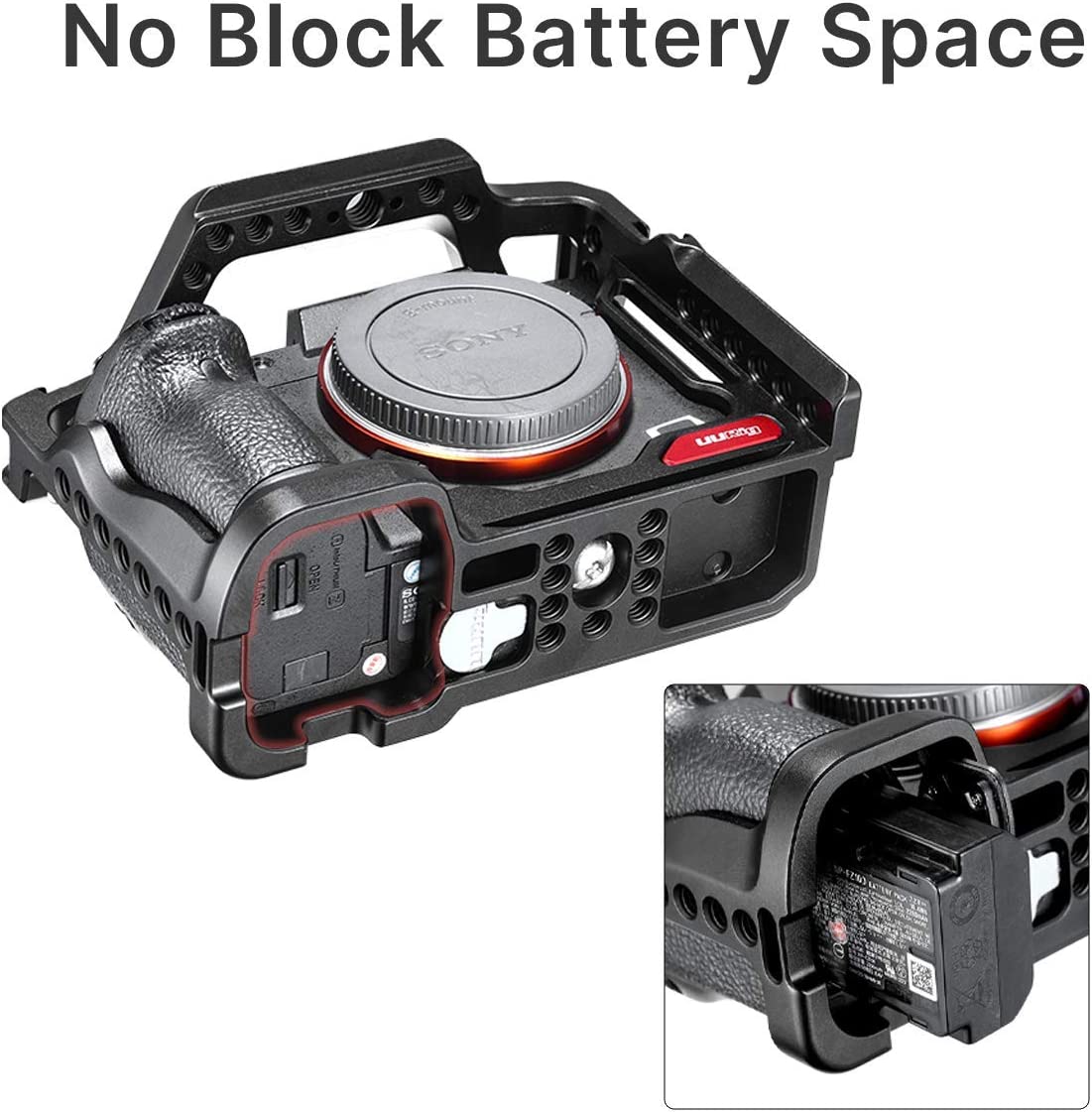UURig R063 Metal Cage for Sony A7 III Camera for Sony A7R III/A7M3