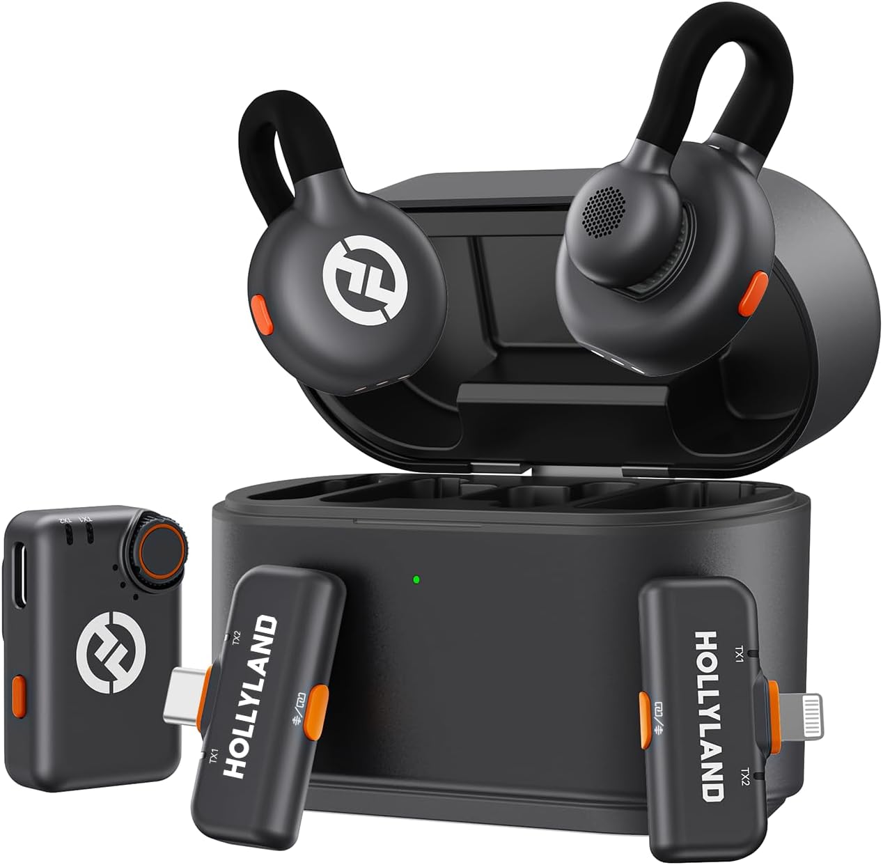 Hollyland Lark M2S Ultimate Combo (2 Person) Wireless Lavalier Microphone