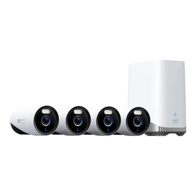 EUFY E330 Professional 4K Security Camera Kit - 4 Camera kit