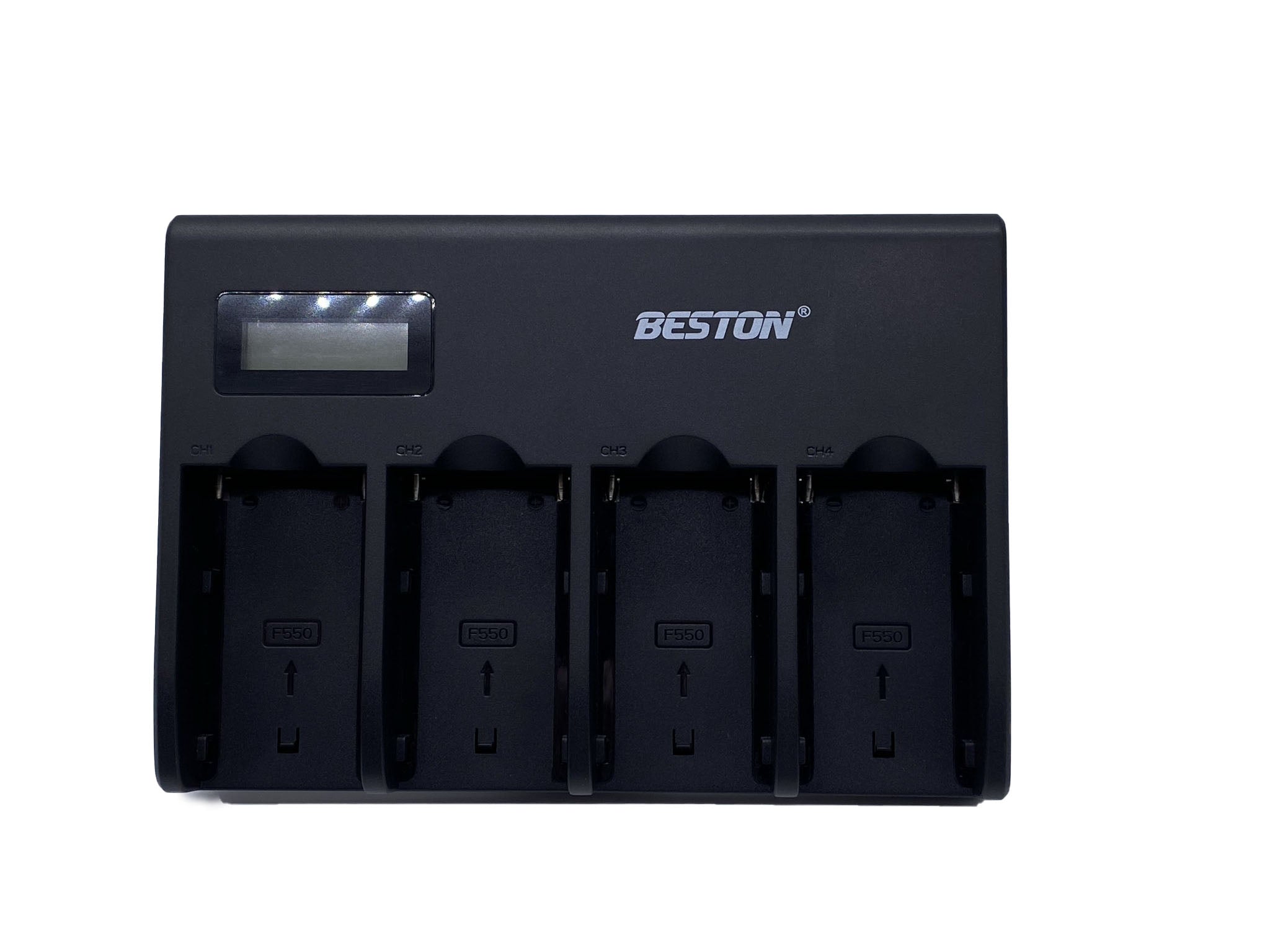 Beston SD403L AC input Smart Battery Charger for Sony NP-F550 F750 F960 Rechargeable Batteries