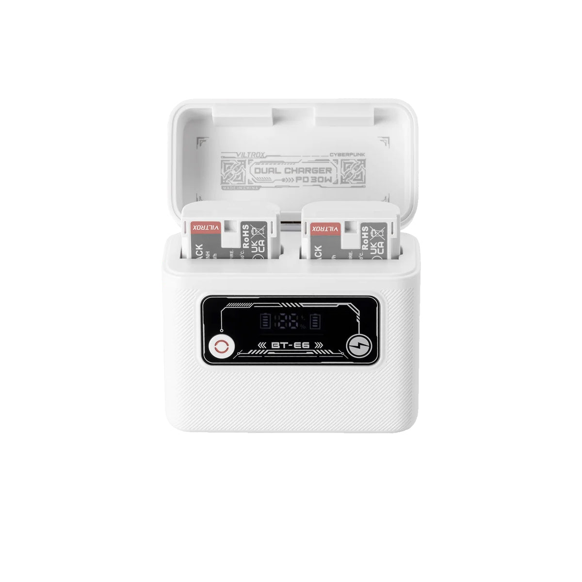 Viltrox BT-E6 5500mAh Dual Purpose Mobile Charging Case for Canon LP-E6