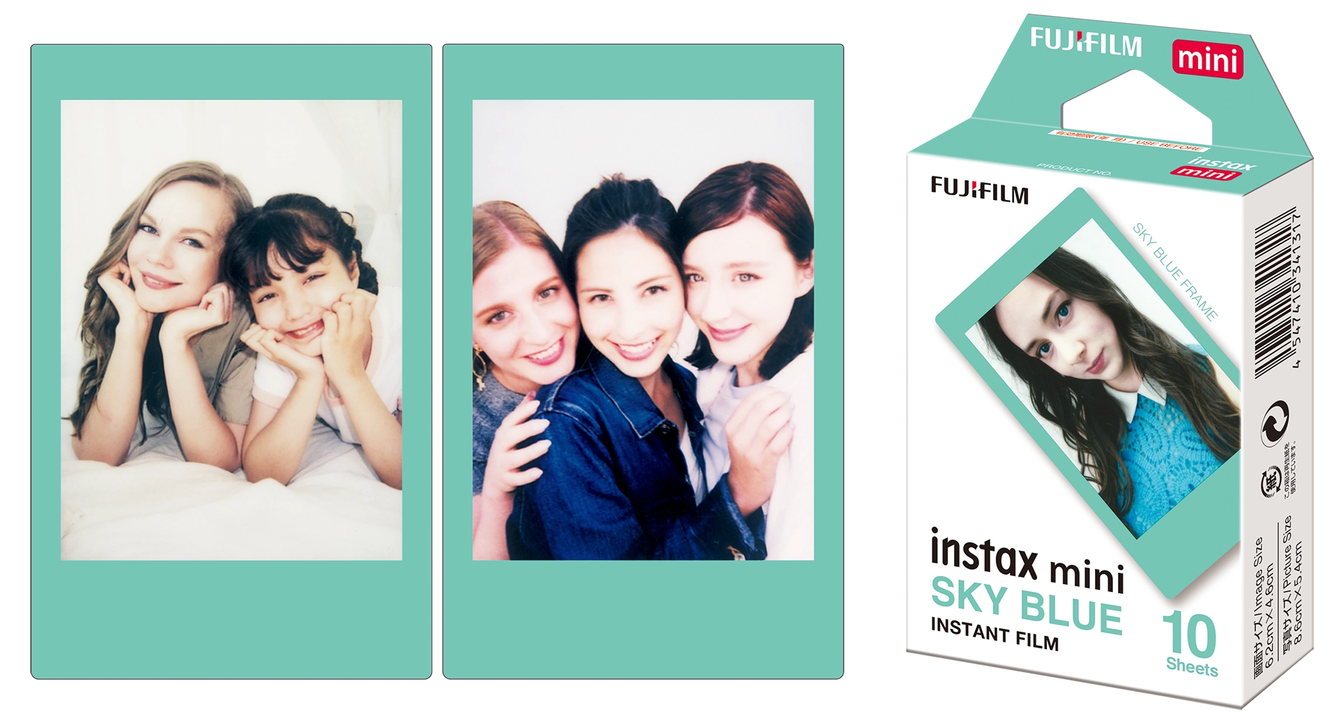 Fujifilm Instax Mini Film - Sky Blue