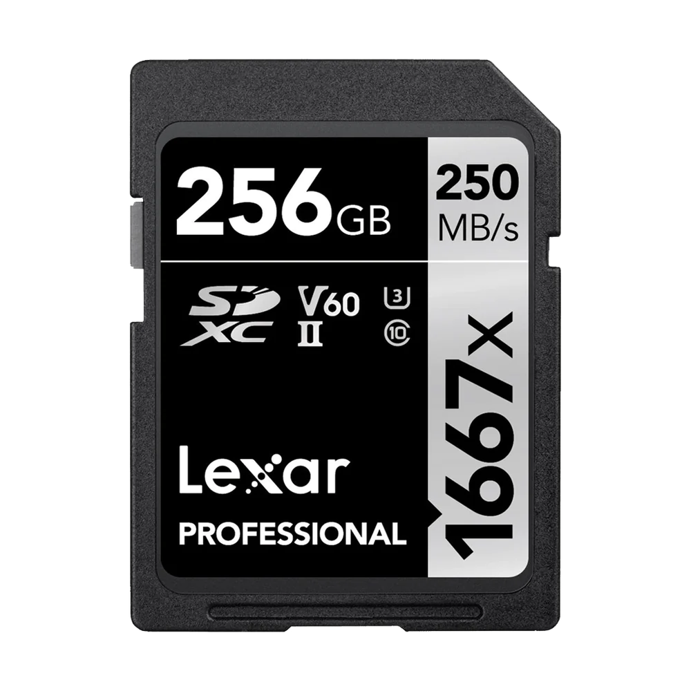 Lexar 256Gb Professional 1667x DXC™ UHS-II card