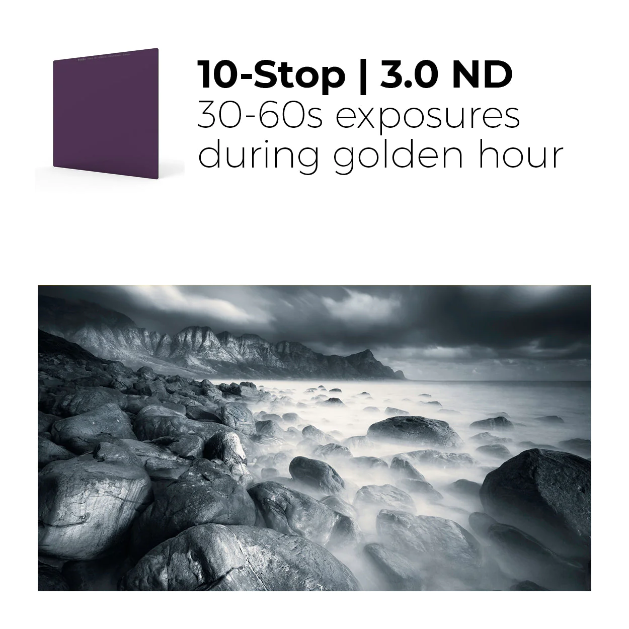NiSi 82mm PRO Nano IR ND1000 | 10-Stop | 3.0