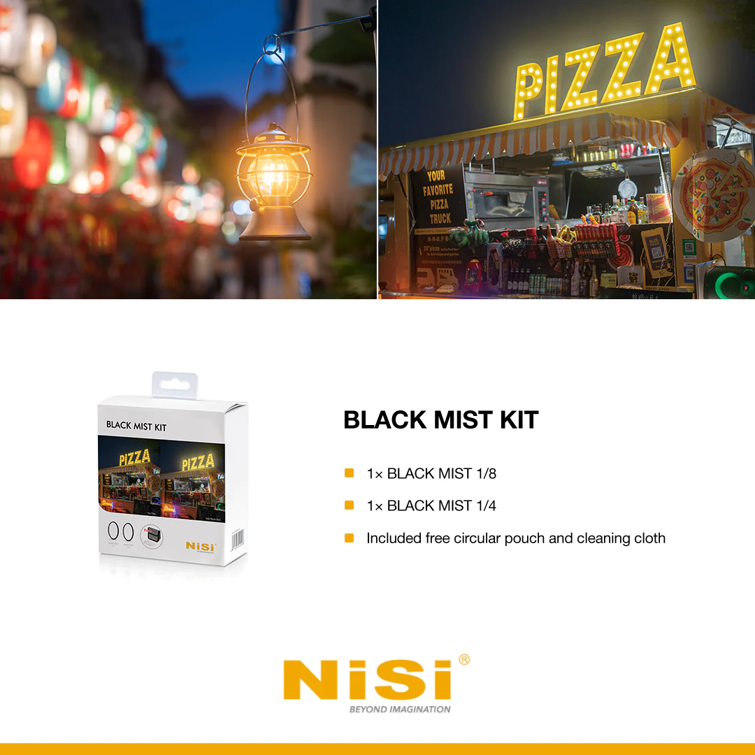 NiSi 67mm Black Pro Mist Diffusion Filter Kit