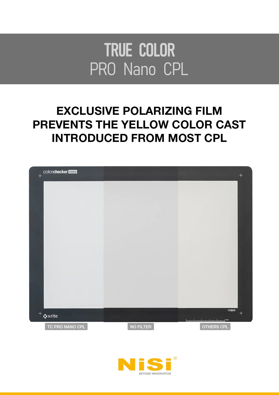 NiSi Filters 82mm Pro Nano True Colour CPL