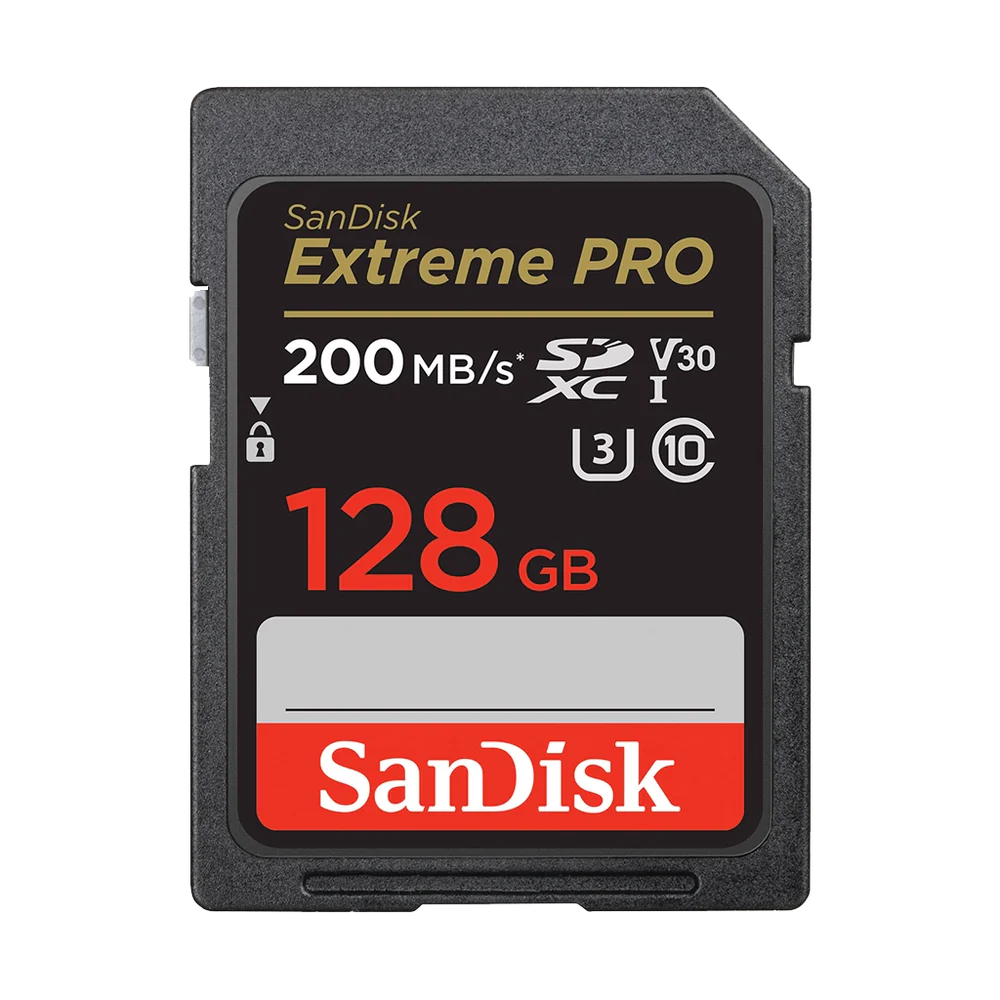 SanDisk 128GB Extreme Pro UHS-I SDXC Memory Card 200MB/s
