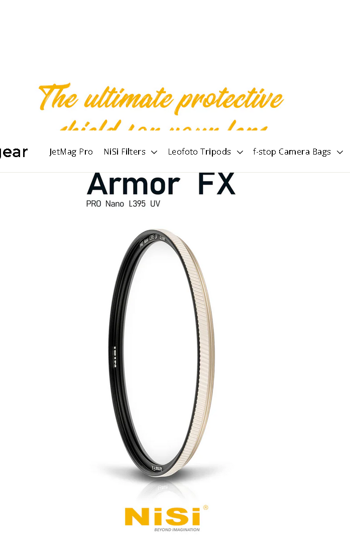 NiSi 77mm Armor Fx Brass UV Filter Ulta Strong