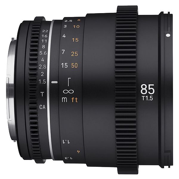 Samyang 85mm T1.5 VDSLR MK2 Lens for Canon EF