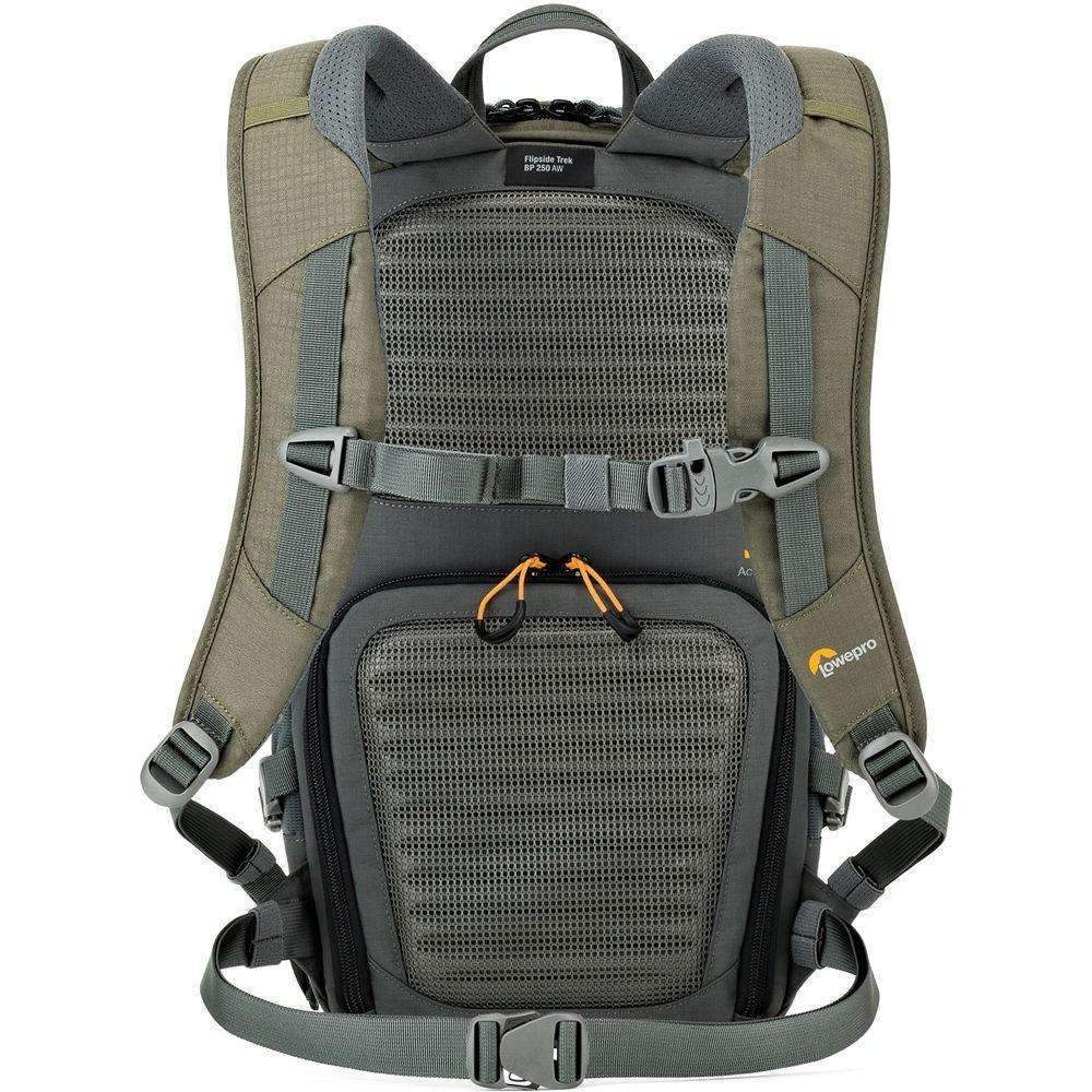 Lowepro Flipside Trek BP 350 AW Backpack (Gray/Dark Green) Lowepro Bag - BackPack