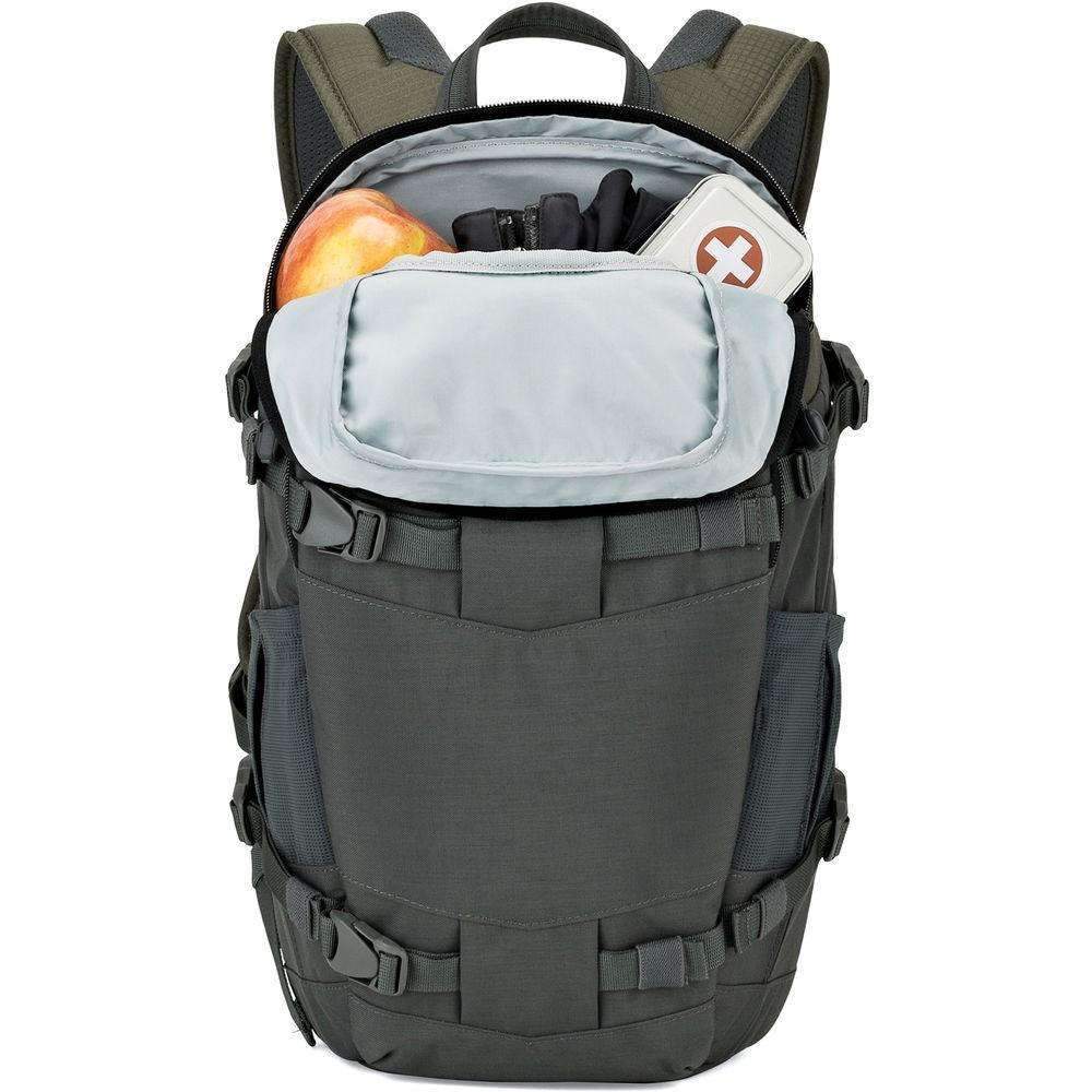 Lowepro Flipside Trek BP 350 AW Backpack (Gray/Dark Green) Lowepro Bag - BackPack