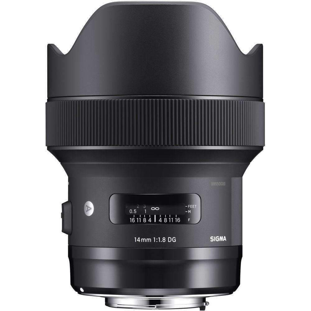 Sigma 14mm f/1.8 DG HSM Art Lens for Nikon F Sigma Lens - DSLR Fixed Focal Length
