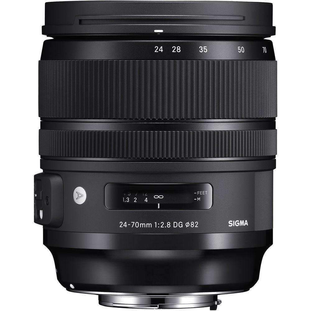 Sigma 24-70mm f/2.8 DG OS HSM Art Lens for Canon EF Mount Sigma Lens - DSLR Zoom