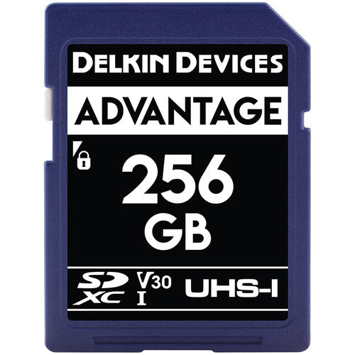 Delkin Devices 256GB Advantage UHS-I SDXC Memory Card Delkin Flash Memory Cards