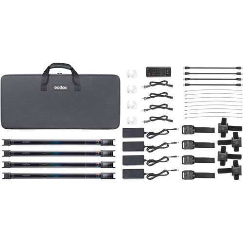 Godox TL60 RGB Tube Light 4-Light Kit Godox Continuous Lighting