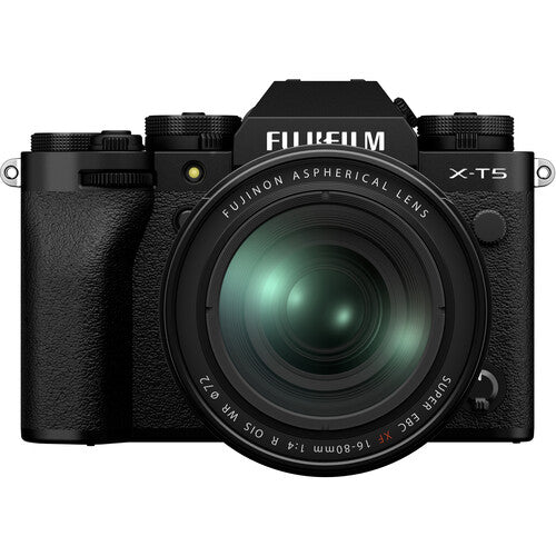 FUJIFILM X-T5 Mirrorless Digital Camera with 16-80mm Lens (Black) Fujifilm Mirrorless