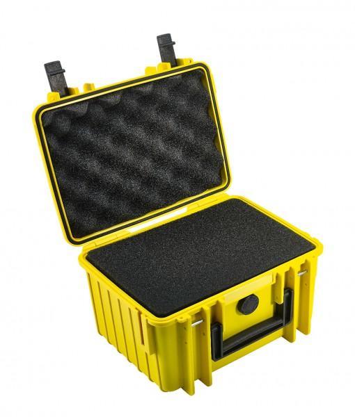 B&W International Type 2000 Hard Case Yellow with Foam B&W International Hard Case