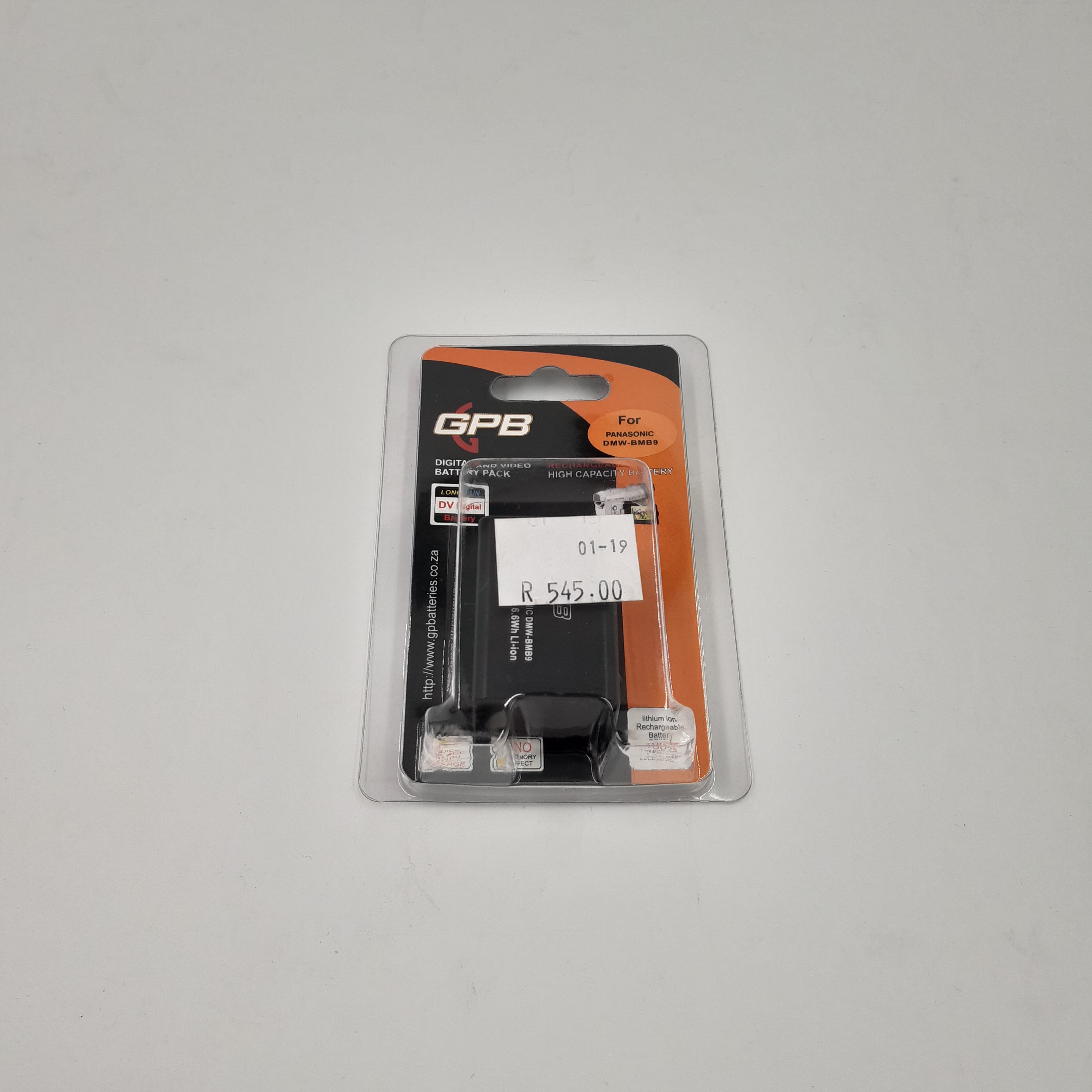 GPB Panasonic DMW-BMB9E Camera Battery GPB Camera Batteries