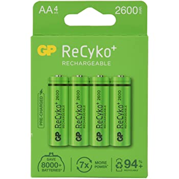 GP Rechargeable NIMH Batteries (AA) GP Batteries Rechargeable Batteries
