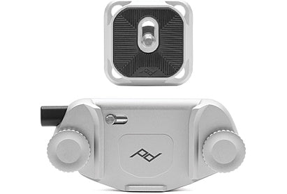 Peak Design Capture Silver Peak Design Quick Release Plate
