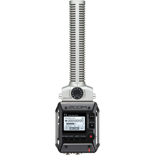 Zoom F1 Field Recorder with Shotgun Microphone Zoom Audio Recorder