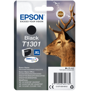 Epson T1301 Black Ink Cartridge Epson Printer Ink