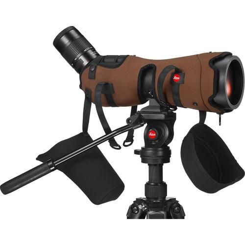 Leica Ever-Ready Stay-On Case for the APO-Televid 82 W Spotting Scope (Angled, Brown) Leica Spotting Scope