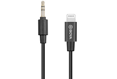 Boya BY-K1 3.5mm TRS to Lightning Audio Adapter Boya Microphone