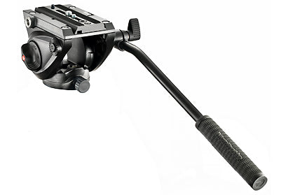Manfrotto MVH500AH Lightweight Fluid Video Head - Flat Base Manfrotto Video Head
