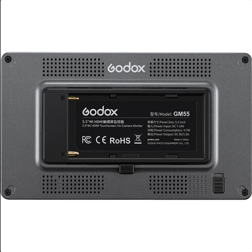 Godox GM55 15cm 4K HDMI Touchscreen On-Camera Monitor Godox Video Monitor
