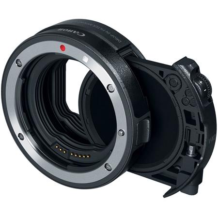 Canon RF-EF Drop-In Filter Mount Adapter EF-EOS R with Drop-In Variable ND Filter A Canon Lens Mount Adapter
