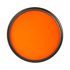 Black and White 58mm Filter Orange KAMERAZ Filter - Colour