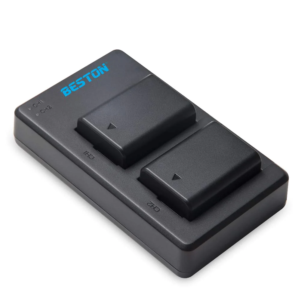 Beston NP-FW-50 2x Battery pack with charger for Sony Beston Rechargeable Batteries